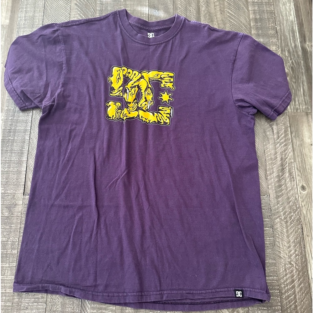 Purple DC Short Sleeved Tee